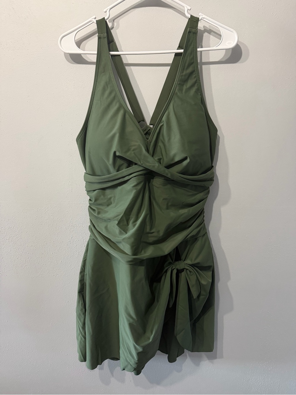 Blooming Jelly Womens Size XX-LARGE Olive Green 1 Piece Bathing Suit ~ Swim Wear